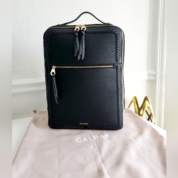 Calpak Bags Calpak Black Laptop Backpack Poshmark